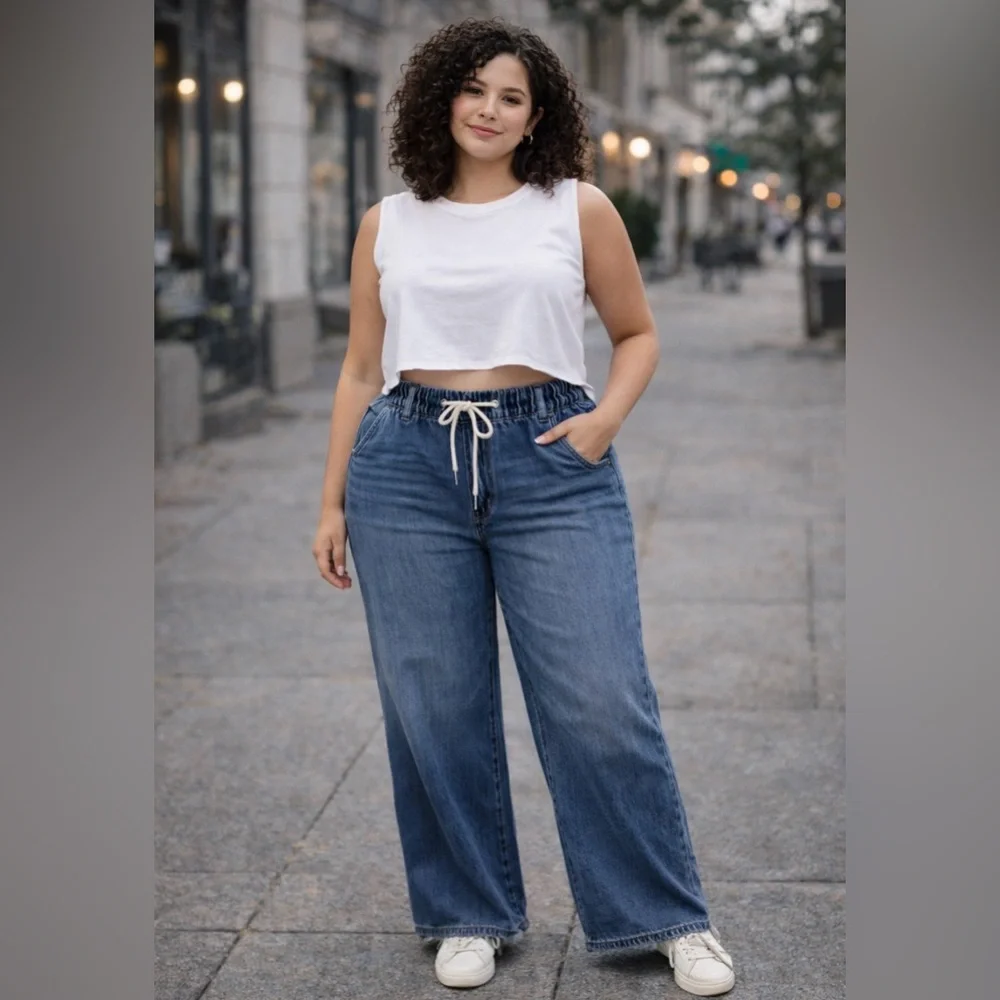 Judy Blue Dark Blue Flare Jeans
